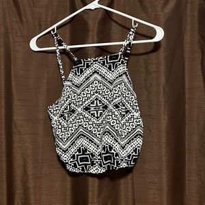 Express High-Neck Crop Tank